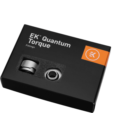 EK-Quantum Torque 6-Pack HDC 16 - Satin Titanium