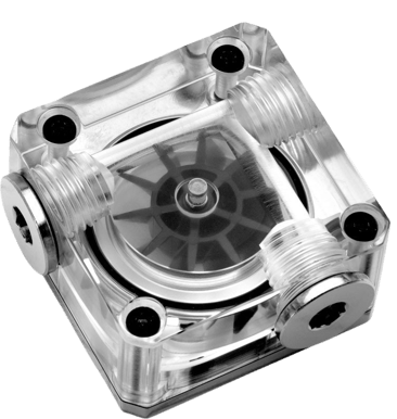 EK-Quantum Flow Indicator D-RGB - Nickel