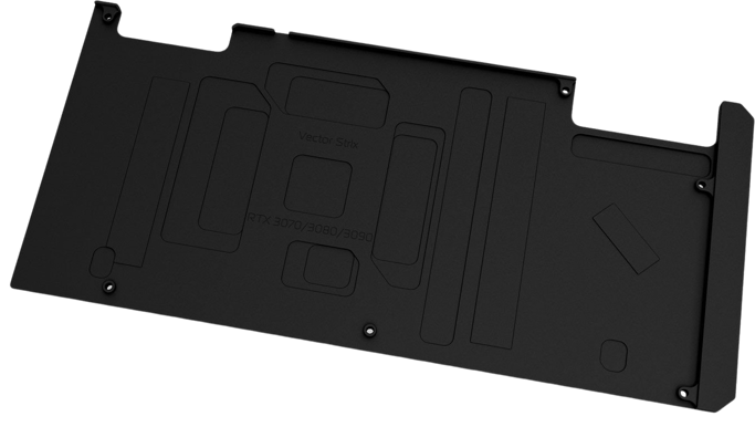 EK-Quantum Vector Strix RTX 3070/3080/3090 Backplate - Black