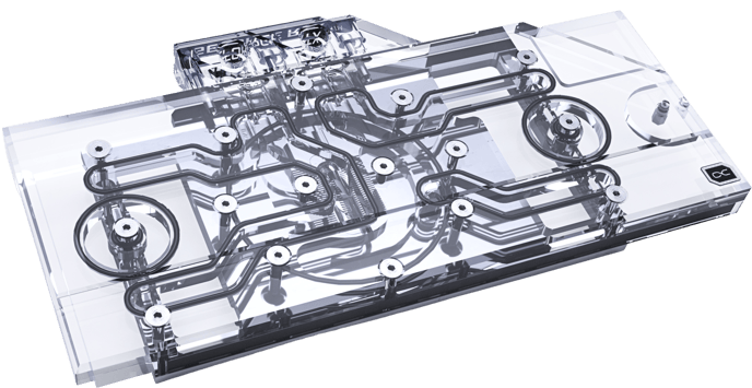 Alphacool Eisblock Aurora Acryl GPX-N RTX 3090/3080 Ventus with Backplate