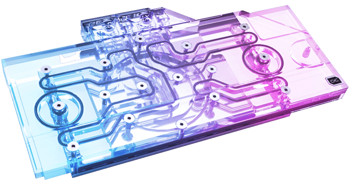 Alphacool Eisblock Aurora Acryl GPX-N RTX 3090/3080 Ventus with Backplate