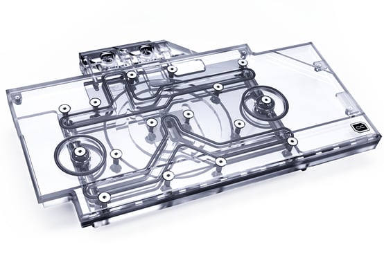 Alphacool Eisblock Aurora Acryl GPX-N RTX 3090/3080 ROG Strix with Backplate