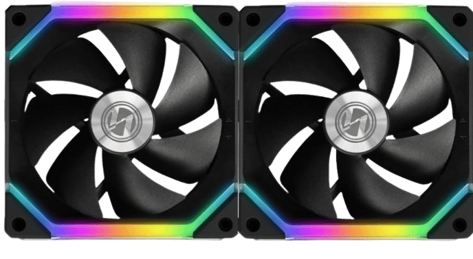 Lian Li UNI FAN SL140 RGB PWM Svart 2-pack