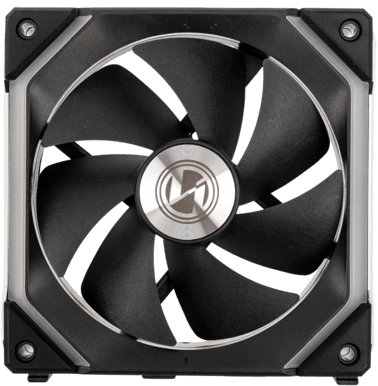 Lian Li UNI FAN SL140 RGB PWM Svart 2-pack