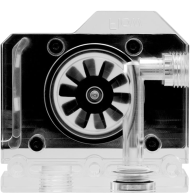 EK-Quantum Scalar Flow Indicator Top-To-Bottom D-RGB - Nickel
