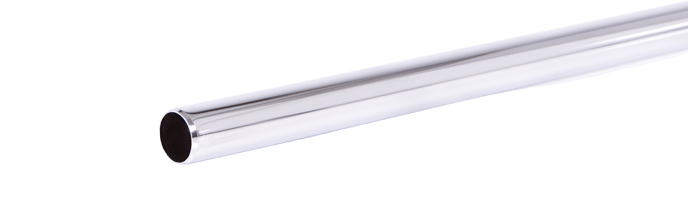 Alphacool HardTube 13mm 90° Mässing 10/50cm Krom