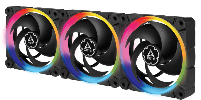 Arctic BioniX P120 A-RGB 3-pack med kontroll