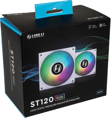Lian Li ST120 RGB PWM Vit 3-Pack