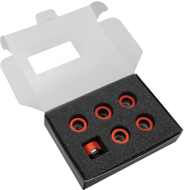 EK-Quantum Torque 6-Pack HDC 12 - Red Special Edition