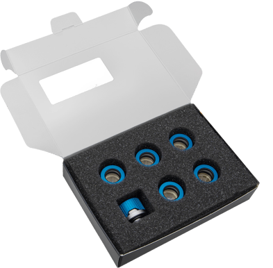 EK-Quantum Torque 6-Pack HDC 12 - Blue Special Edition