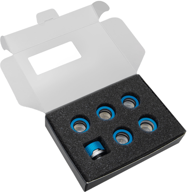 EK-Quantum Torque 6-Pack HDC 14 - Blue Special Edition