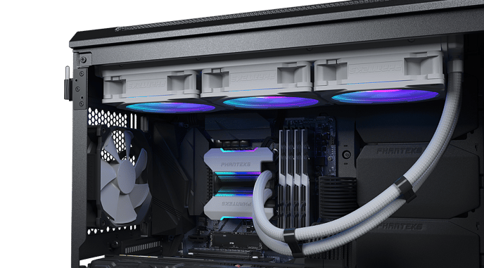 Phanteks Glacier One 360MP HALOS D-RGB Vit