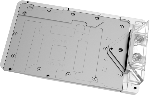 EK-Quantum Vector FE RTX 3090 D-RGB Active Backplate - Silver SE