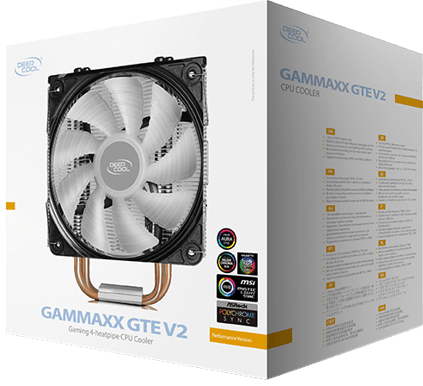 DeepCool Gammaxx GTE V2 Svart RGB