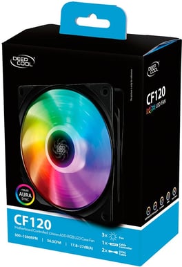 DeepCool CF 120 A-RGB 3-pack inkl. kontroller