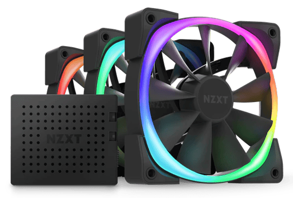 NZXT Aer RGB 2 120mm 3-pack Svart
