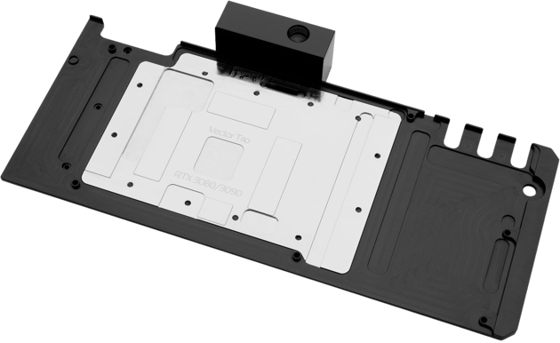 EK-Quantum Vector TRIO RTX 3080/3090 Active Backplate - Acetal