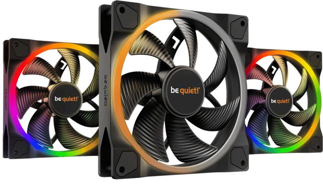 be quiet! Light Wings 140mm PWM 3-pack Svart
