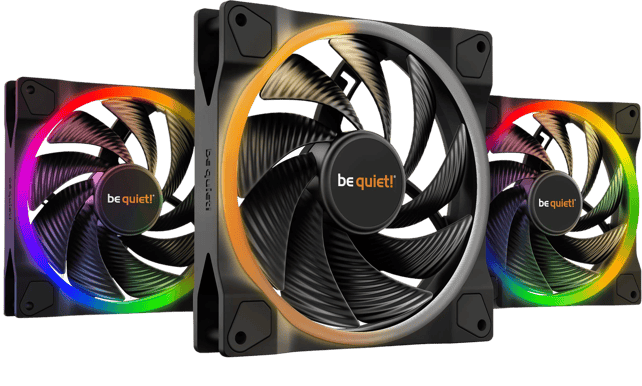 be quiet! Light Wings 140mm High-Speed PWM 3-pack Svart