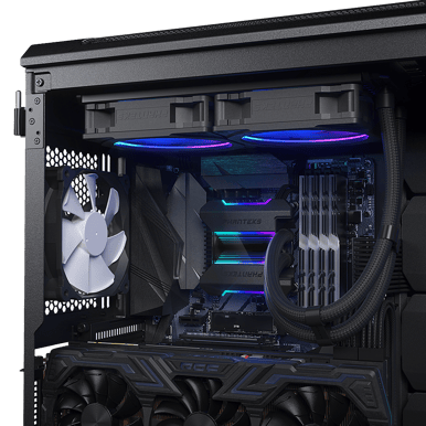 Phanteks Glacier One 240MP HALOS D-RGB Svart