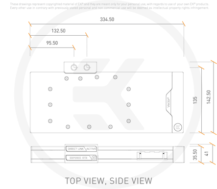 EK-Quantum Vector² Trio RTX 3080/90 ABP Set D-RGB - Nickel + Plexi