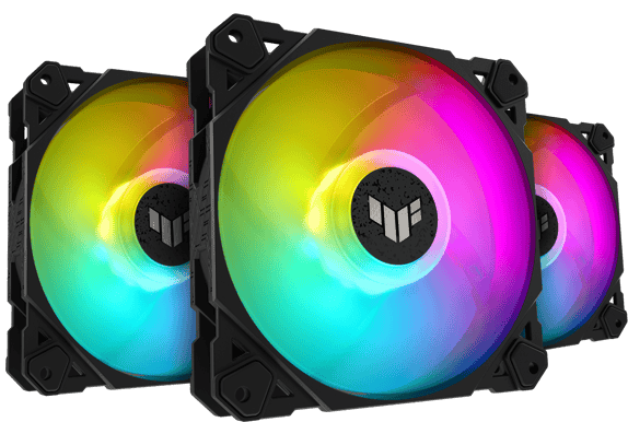 ASUS TUF gaming TF120 ARGB 3-pack Svart