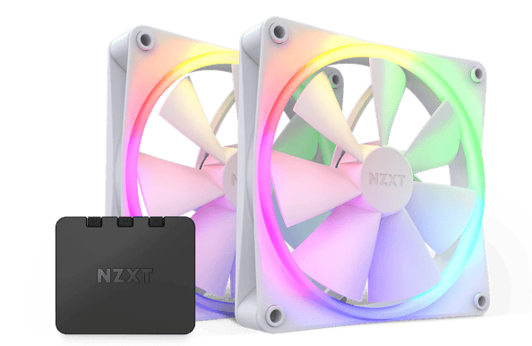 NZXT F140 RGB 140mm Vit 2-pack