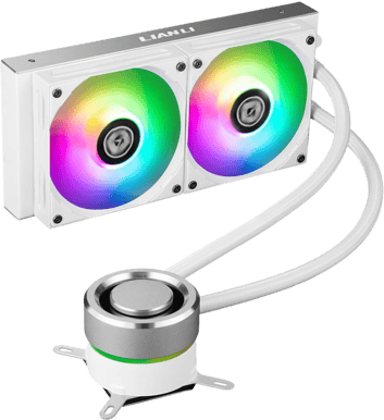 Lian Li Galahad 240 RGB Vit/Silver V2