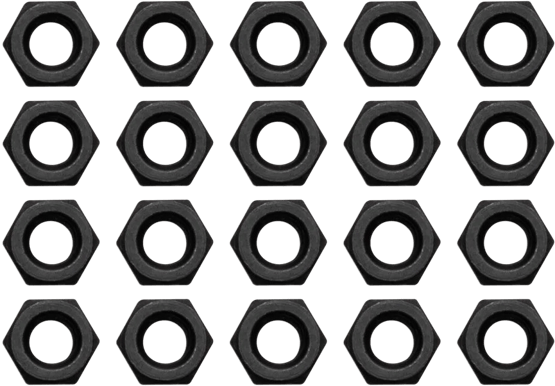 EK-Loop Nut Set M4 - Black (20pcs)