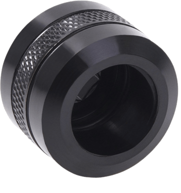 Alphacool Eiszapfen PRO 16mm HardTube fitting G1/4 - deep black sixpack