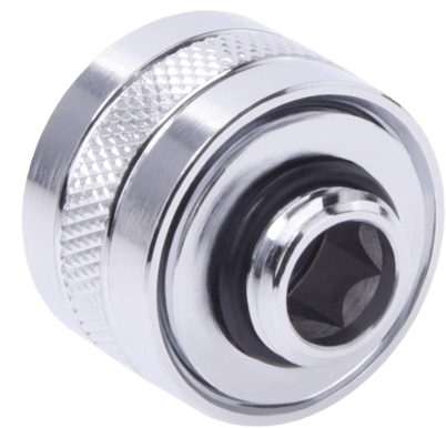 Alphacool Eiszapfen PRO 16mm HardTube fitting G1/4 - chrome sixpack