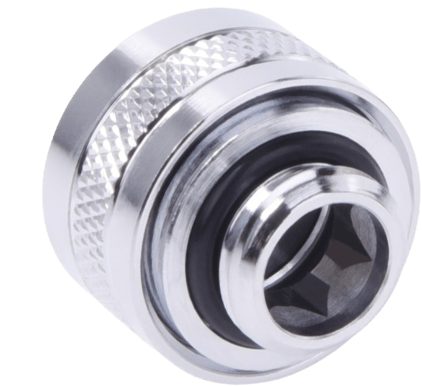 Alphacool Eiszapfen PRO 13mm HardTube fitting G1/4 - chrome sixpack