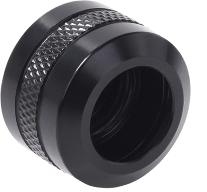 Alphacool Eiszapfen PRO 13mm HardTube fitting G1/4 - deep black sixpack