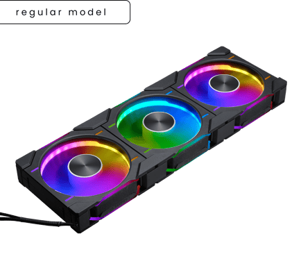 Phanteks D30 120mm Svart 3-Pack