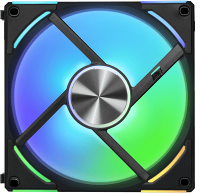 Lian Li UNI FAN AL120 RGB PWM Svart V2
