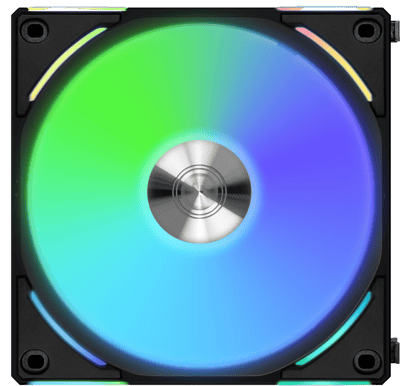 Lian Li UNI FAN AL120 RGB PWM Svart V2 3-pack
