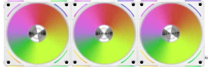 Lian Li UNI FAN AL120 RGB PWM Vit V2 3-pack