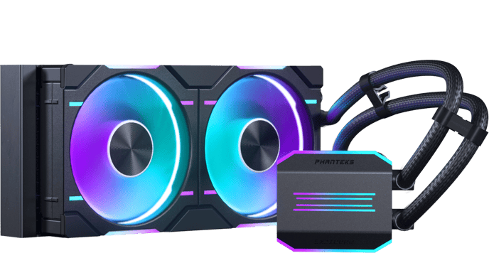 Phanteks Glacier One 240 D30 Svart