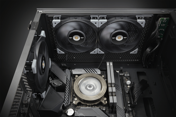 Thermaltake Toughfan 14 Radiator 2-Pack Svart