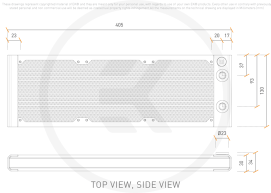 EK-Quantum Surface S360 - Black Edition