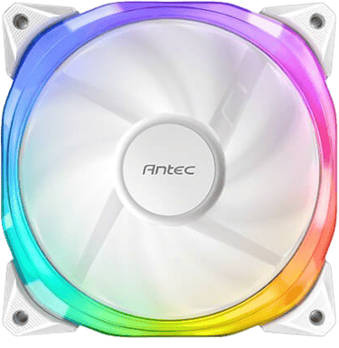 Antec Fusion 120 ARGB PWM 5-pack med A-RGB Kontroll Vit