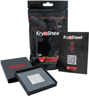 Thermal Grizzly KryoSheet thermal pad - 25 x 25 mm