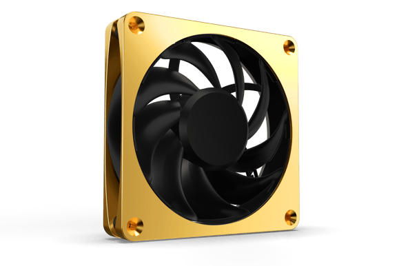 Alphacool Apex Stealth Metal Guld 120mm 3000rpm