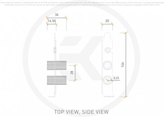 EK-Loop PCI Bracket Pass-Through