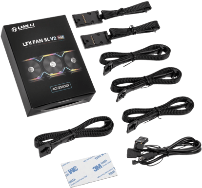 Lian Li UNI Hub SLV2 Svart