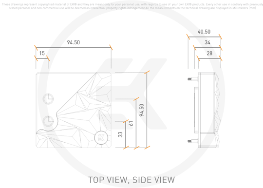 EK-Quantum Velocity² Edge D-RGB - 1700 Silver Special Edition