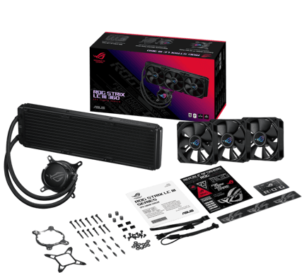 ASUS ROG Strix LC III 360 Svart