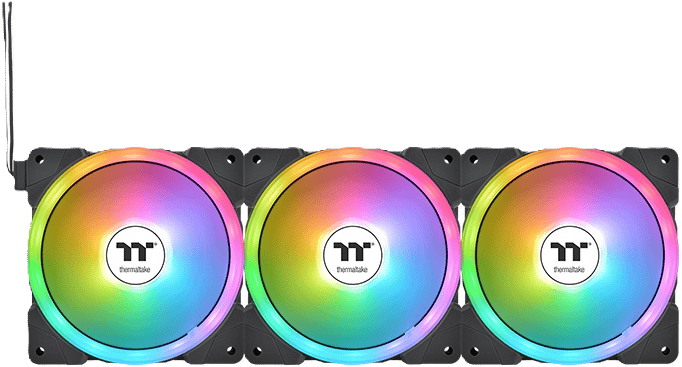 Thermaltake Swafan EX14 A-RGB Sync 3-pack Svart