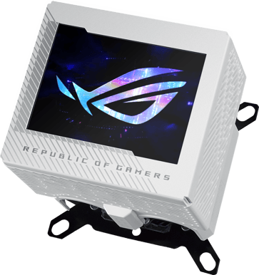 ASUS Ryujin III Vattenblock Vit AM5/AM4 och LGA 1700/1851/1200/115x