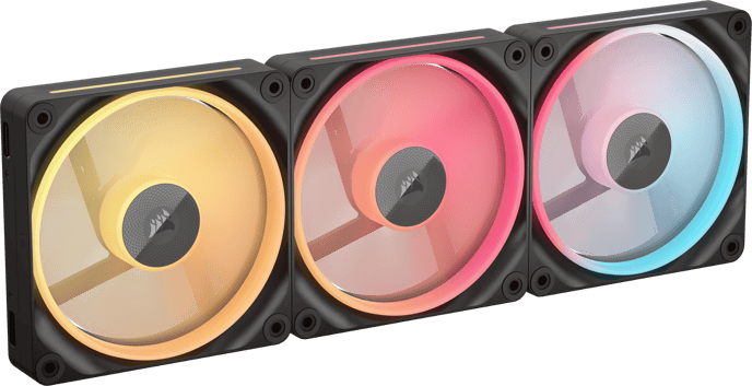 Corsair iCUE LINK LX120-R RGB Svart Reversed 3-pack